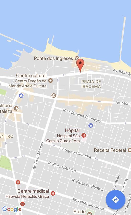 Apartamento Praia De Iracema Vista Para O Mar 18 Andar 포르탈레자 외부 사진